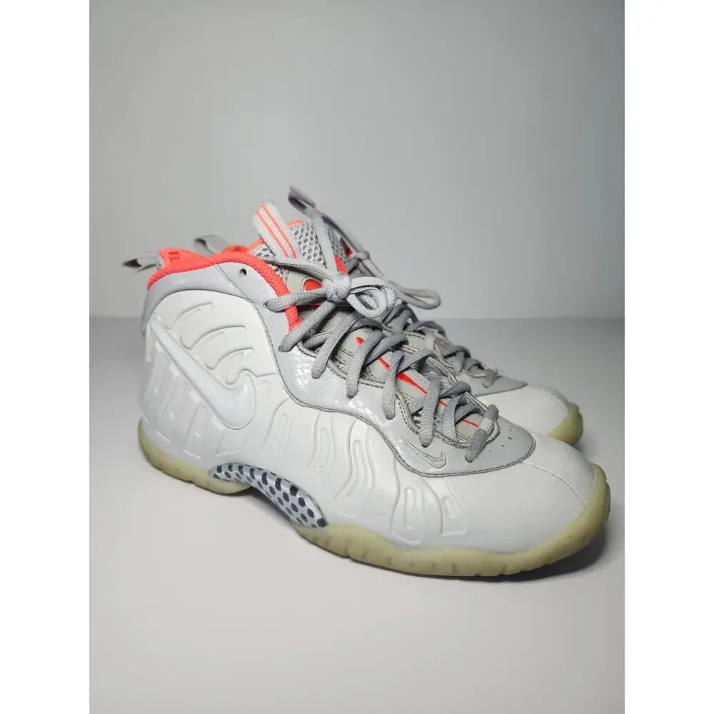 Nike Little Posite Pro Pure Platinum 7Y Athletic Sneaker Streetwear With Box